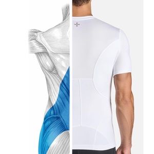 Tommie Copper Pro-Grade Ultimate Support Men's Lower Back Support Shirt NWT